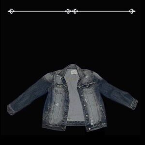 KanCan Distressed Blue Jean Jacket